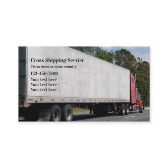 Trucking And Shipping Truck Driver