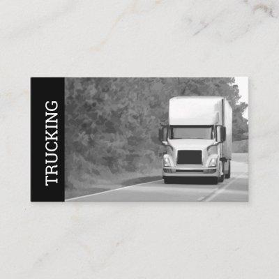 Trucking And Shipping Truck Driver