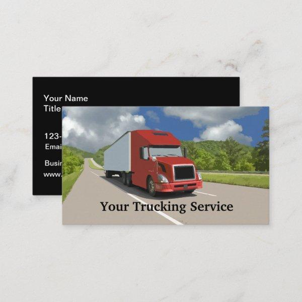 Trucking And Truck Driver