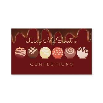 Truffles chocolate dipped candy confections