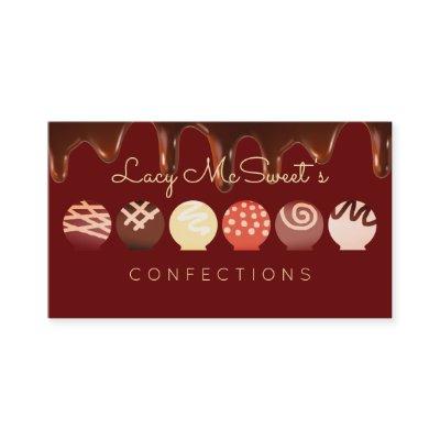 Truffles chocolate dipped candy confections