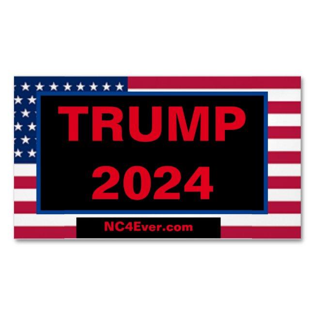TRUMP 2024 pack of 25 Patriotic Card Magnets