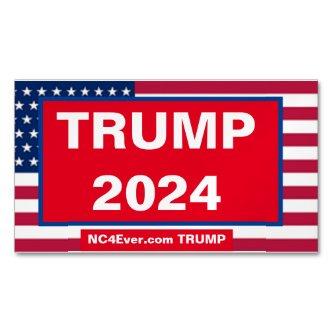 TRUMP 2024 pack of 25 Patriotic Card Magnets
