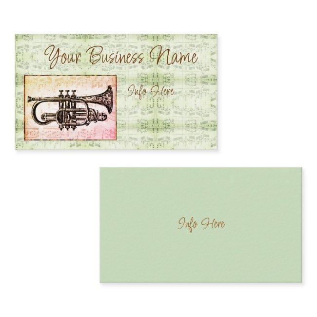 Trumpet And Music Notes