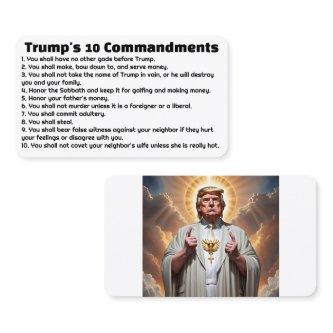 Trump's 10 Commandments