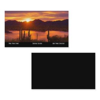 Tucson Sunset Desert