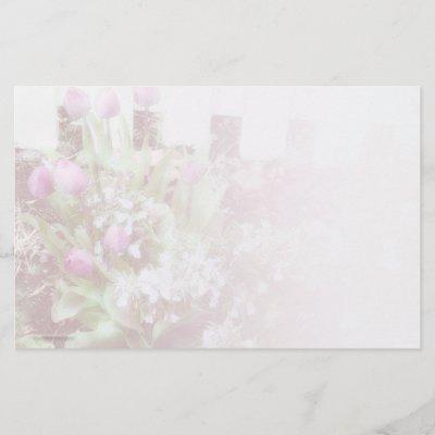 Tulips and Fence Stationery