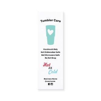 Tumbler Care Instructions