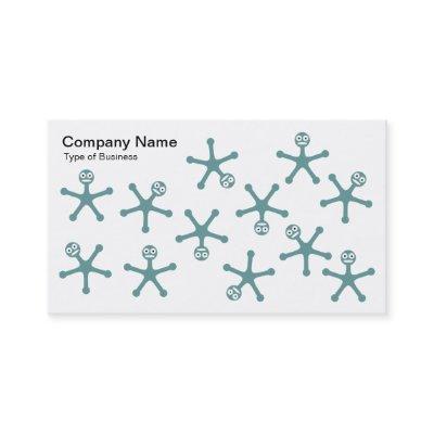 Tumblers - Ocean Green on White