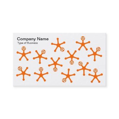 Tumblers - Orange on White