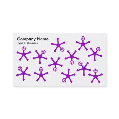 Tumblers - Purple on White