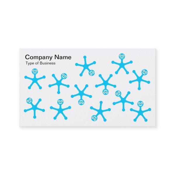 Tumblers - Sky Blue on White