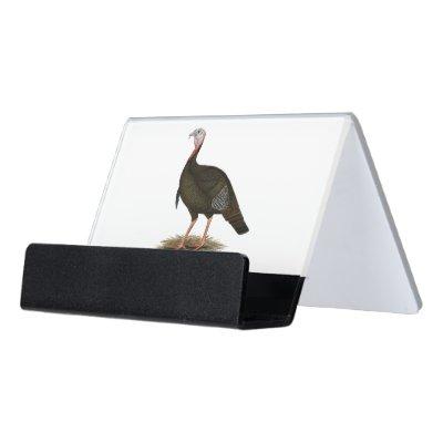 Turkey:  Eastern Wild Tom Desk  Holder