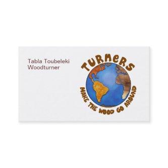 Turners Globe Funny Woodturning Earth