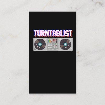 Turntable DJ Music Producer Techno Turntablist
