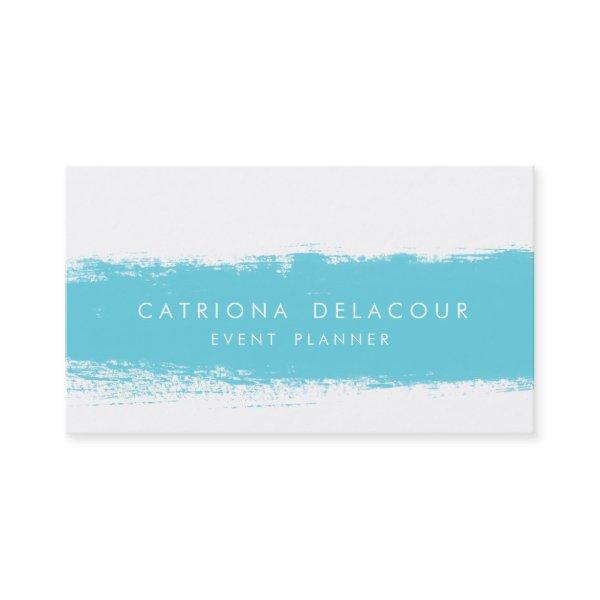 Turquoise Abstract Watercolor Splash