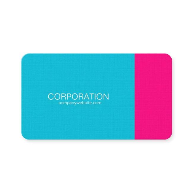 Turquoise and pink classy