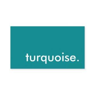 turquoise.
