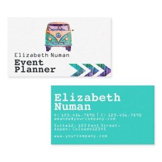 Turquoise Camper Ticket Event Planner