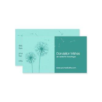 Turquoise Dandelion Wishes
