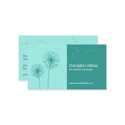 Turquoise Dandelion Wishes