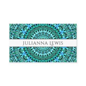 Turquoise Flower Mandala