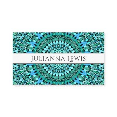 Turquoise Flower Mandala