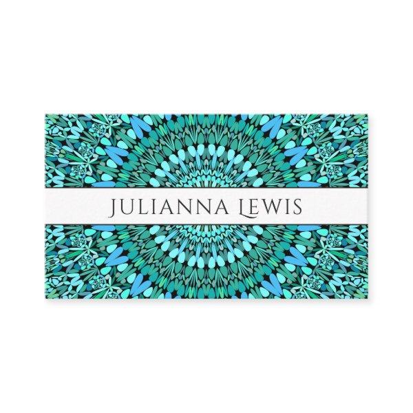 Turquoise Flower Mandala