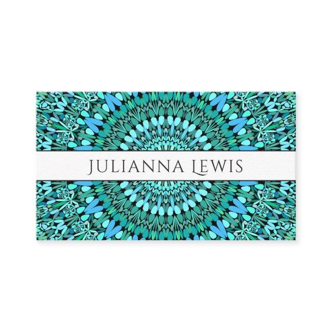 Turquoise Flower Mandala