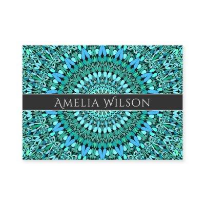 Turquoise Flower Mandala
