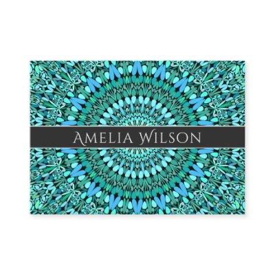 Turquoise Flower Mandala