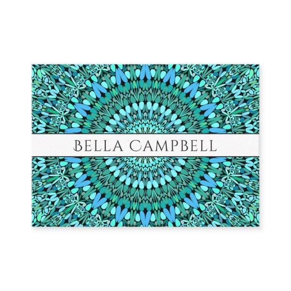 Turquoise Flower Mandala