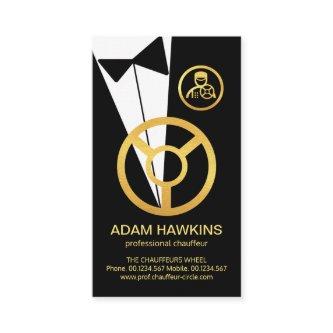 Tuxedo Gold Chauffeur Boutonniere Button