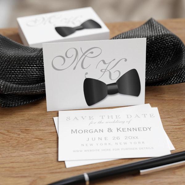 Tuxedo Wedding Bow Tie Save The Date Pack 100