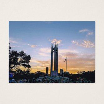 Twilight Sky Quezon Memorial Circle Park in QC