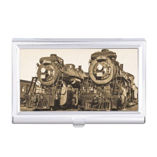 "Twins" Canadian National Railroad Locomotives Case For