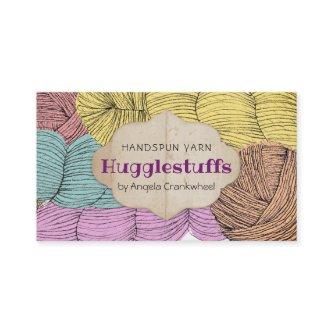Twisted yarn hank knitting crochet