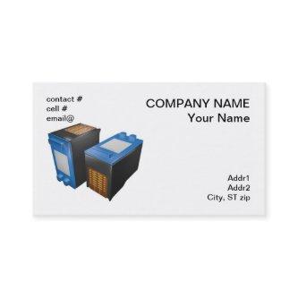 two inkjet printer cartridges