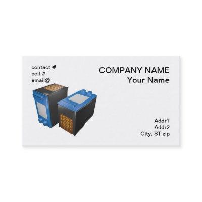 two inkjet printer cartridges