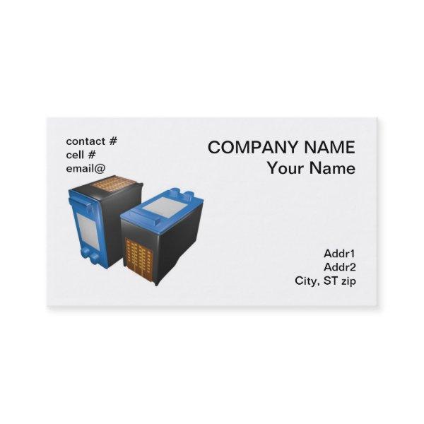 two inkjet printer cartridges