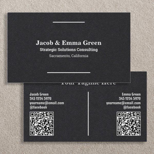 Two Names Custom QR
