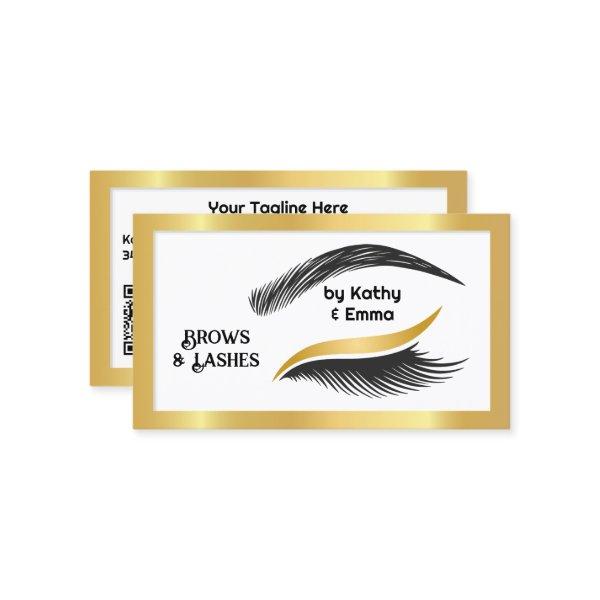 Two Names Lashes Brows Tech QR