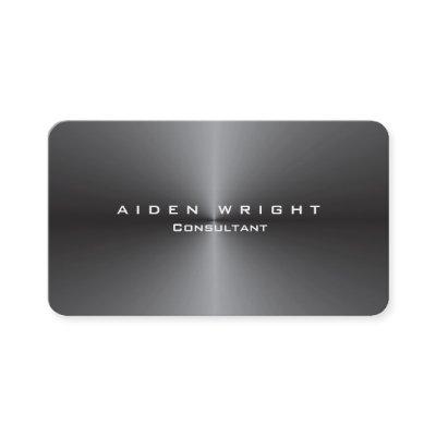 Two Sided Attractive Metallic Grey Stylish Modern