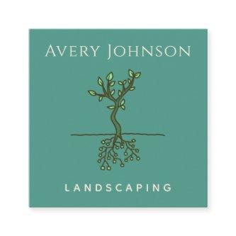 Two Sided Tree Roots Landscaping Gardening Green   Square