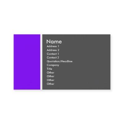 Two Tone (Violet and Gray) - Customized