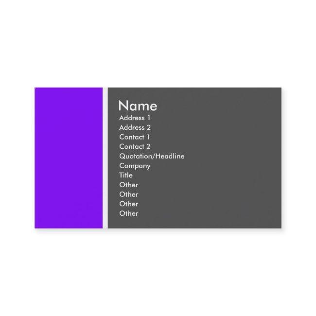 Two Tone (Violet and Gray) - Customized