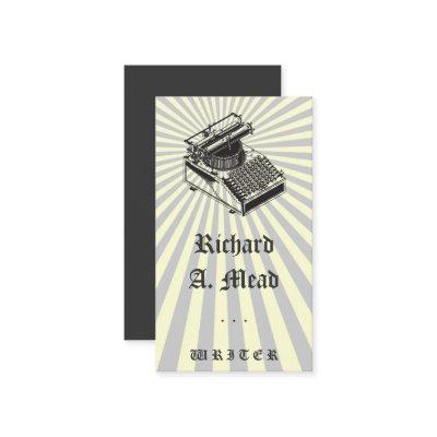 Type Writing Machine on Burst