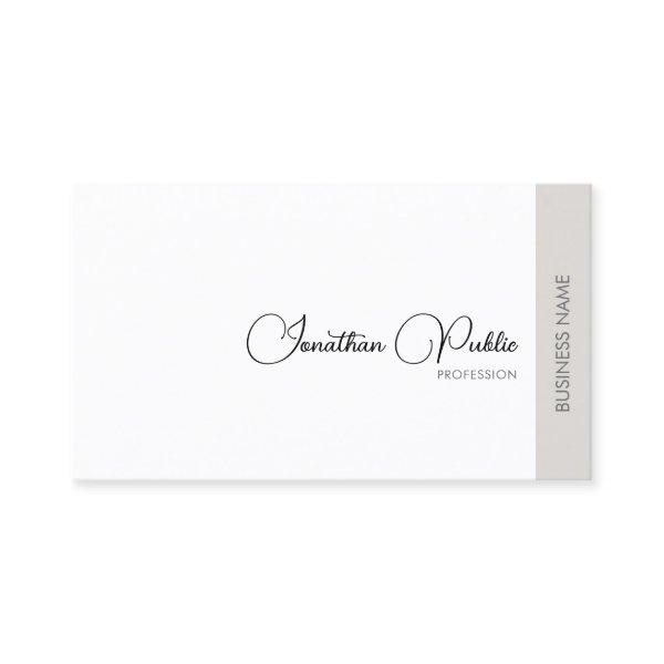 Typed Name Custom Company Logo Elegant Modern