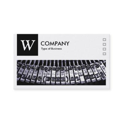 Typewriter - Logo and Panel v2 - Black