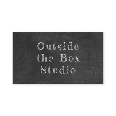 Typographic Chalkboard